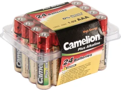 Immagine prodotto di Camelion | AAA/LR03 | Plus Alkaline | 24 szt. | LR03-PB24