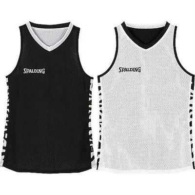 Image de SPALDING Essential Reversible 4-Her Shirt Trikot schwarz/weiß XL