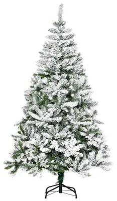 Obrázok produktu pre Umelý vianočný stromček - Biely umelý vianočný stromček - Umelý smrek - Umelý borovica - Umelý stromček - Výška 180 cm