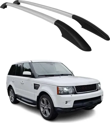 Image de Barres de toit longitudinales pour Land Rover Range Rover Sport 2005-13 Alu Gris