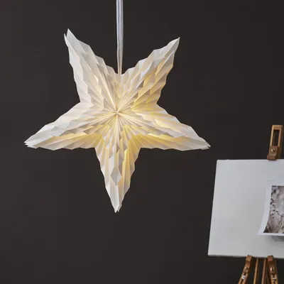 Zdjęcie produktu dla Gwiazda wisząca biała WHITE 70 cm