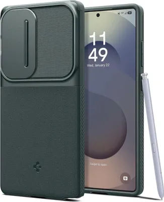 Image de Spigen Optik Armor Samsung Galaxy S25 Ultra Abyss Vert