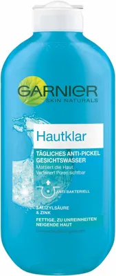 Produktbild von Garnier Hautklar Gesichtswasser Tägliche Anti-Pickel Gesichtsreinigung 200ml