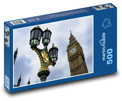Obrázok produktu pre Puzzle 500 Londýn, Big Ben a lampa - martinpuzzle