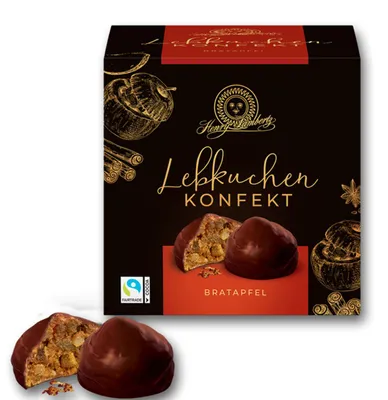 Obrázek produktu pro Lambertz perníkové cukrovinky pečené jablko mini perníkové cukrovinky 175g