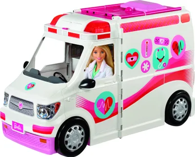 Image de Kit de jeu ambulance 2 en 1 Barbie (avec sons et lumières)
