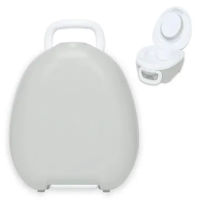 Produktbild von MyCarry Potty Reisetöpfchen | Töpfchentraining Unterwegs | Auslaufsicher | Grau