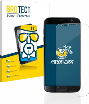 Produktbild von BROTECT Schutzglas für Samsung Galaxy S7 Schutzfolie Panzer Folie Glas Display Schutz klar
