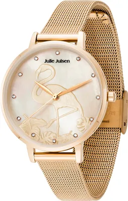 Produktbild von Julie Julsen Damenuhr 23cm rot (Uhren) Zirkonia 148000010-1