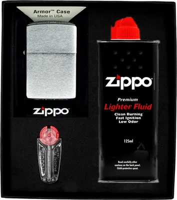 Obrázok produktu pre Sada zapaľovačov ZIPPO CHROME BRUSHED ARMOR dar No1