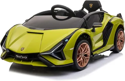 Immagine prodotto di Macchina Elettrica per Bambini Licenza Ufficiale Lamborghini Sian 10,8V 5,4Ah Verde