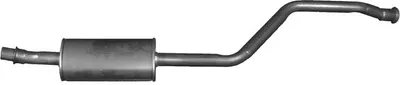 Produktbild von IZAWIT 28.059 Mittelschalldämpfer Schalldämpfer passend für PEUGEOT 306 Cabriolet (7D, N3, N5) für CITROËN XSARA (N1)