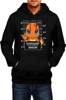 Produktbild von Herren Kapuzenpullover Japan Manga Anime Comics Pokemon 023, Man XL / Schwarz