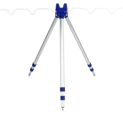 Productafbeelding van Hengelhouder Draagbaar - Aluminiumlegering - Opvouwbaar - Voor 5 Hengels - 120 cm - Comfortabel en Duurzaam - Vishengelstandaard