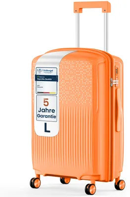Produktbild von 4FLY Hartschalen Reisekoffer L 65,5 cm (60L) mit TSA Schloss, 4 Doppelrollen und Teleskopgriff