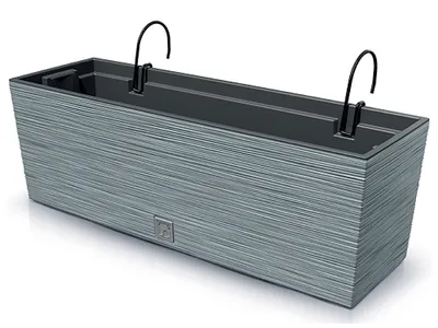 Obrázek produktu pro nabbi Plastový balkonový květináč DFC600W 58 cm - šedý beton
