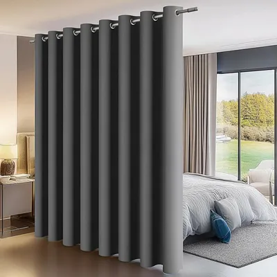 Obrázok produktu pre Zatemňovacia záclona ako priestorový delič, 254 x 274 cm, sivá