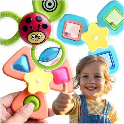 Produktbild von Magical 3er Sensorik Spinner Set mit Saugnapf, Baby Badespielzeug