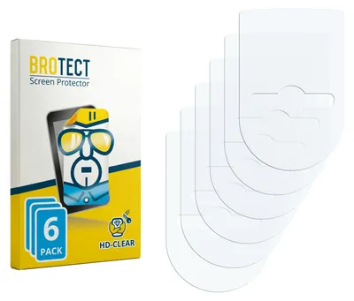 Produktbild von 6x Für OneSpan DigiPass 760 Schutzfolie BROTECT Displayschutz Display Schutz Folie Klar Transparent
