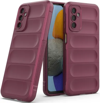 Produktbild von Samsung M23 Hülle, Weich TPU Silikon Stossfest Anti-rutsch Schutzhülle für Samsung Galaxy M23 bordeaux