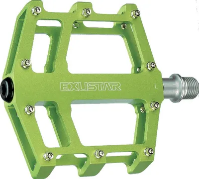 Produktbild von EXUSTAR Pedale E-PB525 Plattformpedale grün