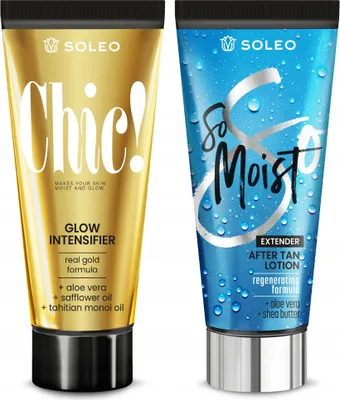 Produktbild von SOLEO CHIC 150 ml BRÄUNUNGSBESCHLEUNIGER + AFTER-SUN-BALSAM 150 ml