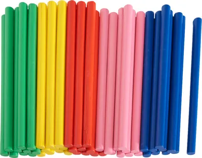Produktbild von VBS XXL Holzstäbchen Bunt 8cm Dekoration DIY Basteln