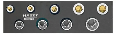 Immagine prodotto di Hazet Bit set 3/8 (10 mm) 9-piece 163-252/9