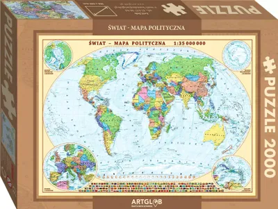 Productafbeelding van Puzzel - Politieke Wereld, 2000 stukjes