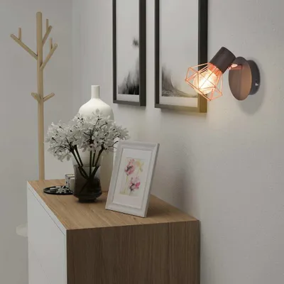 Zdjęcie produktu dla VidaXL 244393, Montaż wnękowy, Inne, 1 szt., E14, Czarny, Miedziany