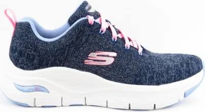 Produktbild von Skechers Arch Fit SLTP Damen sportlicher Schnürer in Blau, Größe 37