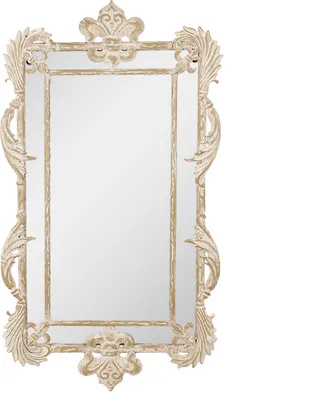 Produktbild von Clayre & Eef Spiegel 45x3x81 cm Beige MDF