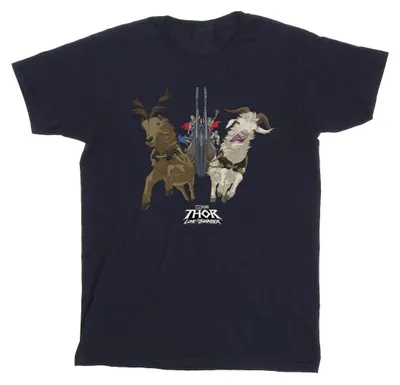 Immagine prodotto di Marvel - T-shirt "Love And Thunder" da uomo BI47982 (M) (blu navy)