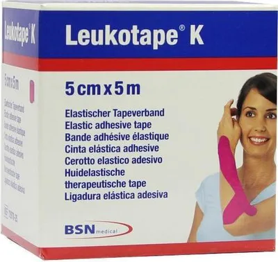 Produktbild von Leukotape K 5 cm pink 1 St