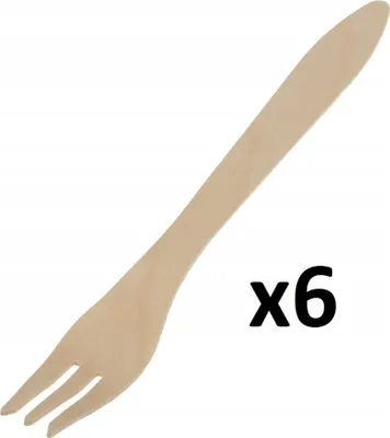 Obrázok produktu pre Drevené vidličky Ravi 6 ks.
