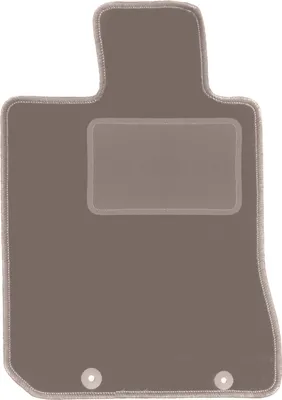 Image de Tapis conducteur moquette beige compatible avec Honda Legend IV (2004-2012, sedan) – avec fixations – sur‑mesure