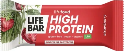 Immagine prodotto di Lifebar High Protein - Fragola 40 g, confezione da 15