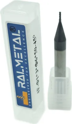 Produktbild von Vollhartmetall-Fräser 1 x 6D x 50 mm, 4 Schneiden, 45 HRC