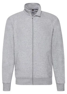 Produktbild von Herren Sweatjacke - FOL SWEAT JACKET - heather grey - Größe M