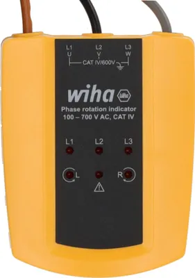 Produktbild von Wiha 45221, CAT IV 600V, Schwarz, Gelb