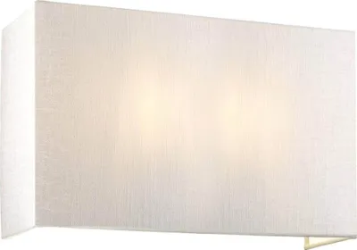 Produktbild von Elstead Riley Wandleuchte E27 2-fach Poliertes Chrom Elfenbein