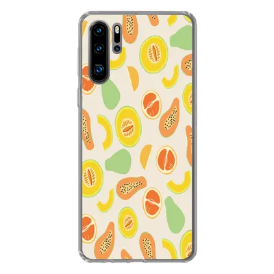 Produktbild von MuchoWow® Handyhülle Schutzhülle Hülle für Huawei P30 Pro Obst - Muster - Melone Silikon Softcase Handy Hülle - Schutzdeckel