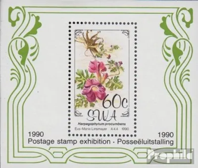 Produktbild von Briefmarken Namibia - Südwestafrika 1990 Mi Block11 (kompl.Ausg.) postfrisch Blüten