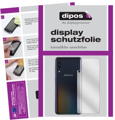 Produktbild von 6x Schutzfolie für Samsung Galaxy A40 Rückseite klar Displayschutzfolie Folie