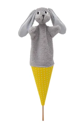 Obrázek produktu pro Kornoutový maňásek Králíček 54 cm, Pestrobarevný, 11627A