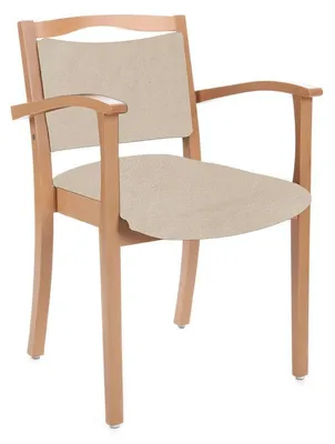 Produktbild von Hüftstuhl Esszimmer Seniorenstuhl Alexander Blieskastel Pflege Armlehnenstuhl.Color:Stoff Almara Pfirsich