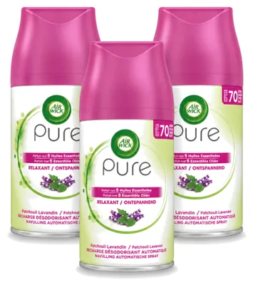 Produktbild von 3 x Air Wick Freshmatic Nachfüller - Entspannend - 250 ml - Vorteilspackung - 3 Stücke