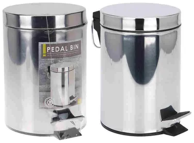 Produktbild von Pedaalemmer RVS - Mülleimer 3 Liter silber mit Inneneimer