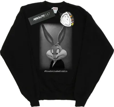 Produktbild von Looney Tunes - "Yougottabekiddin" Sweatshirt für Herren BI32593 (3XL) (Schwarz)