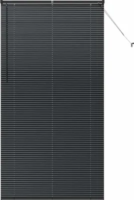 Zdjęcie produktu dla Żaluzje listwowe vidaXL, czarne, 220 x 110 cm, aluminium